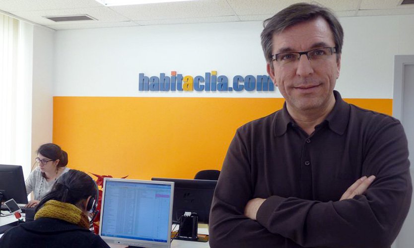 Javier Llanas, director comercial i de màrqueting d'Habitaclia, empresa creada el 2001 a Mataró