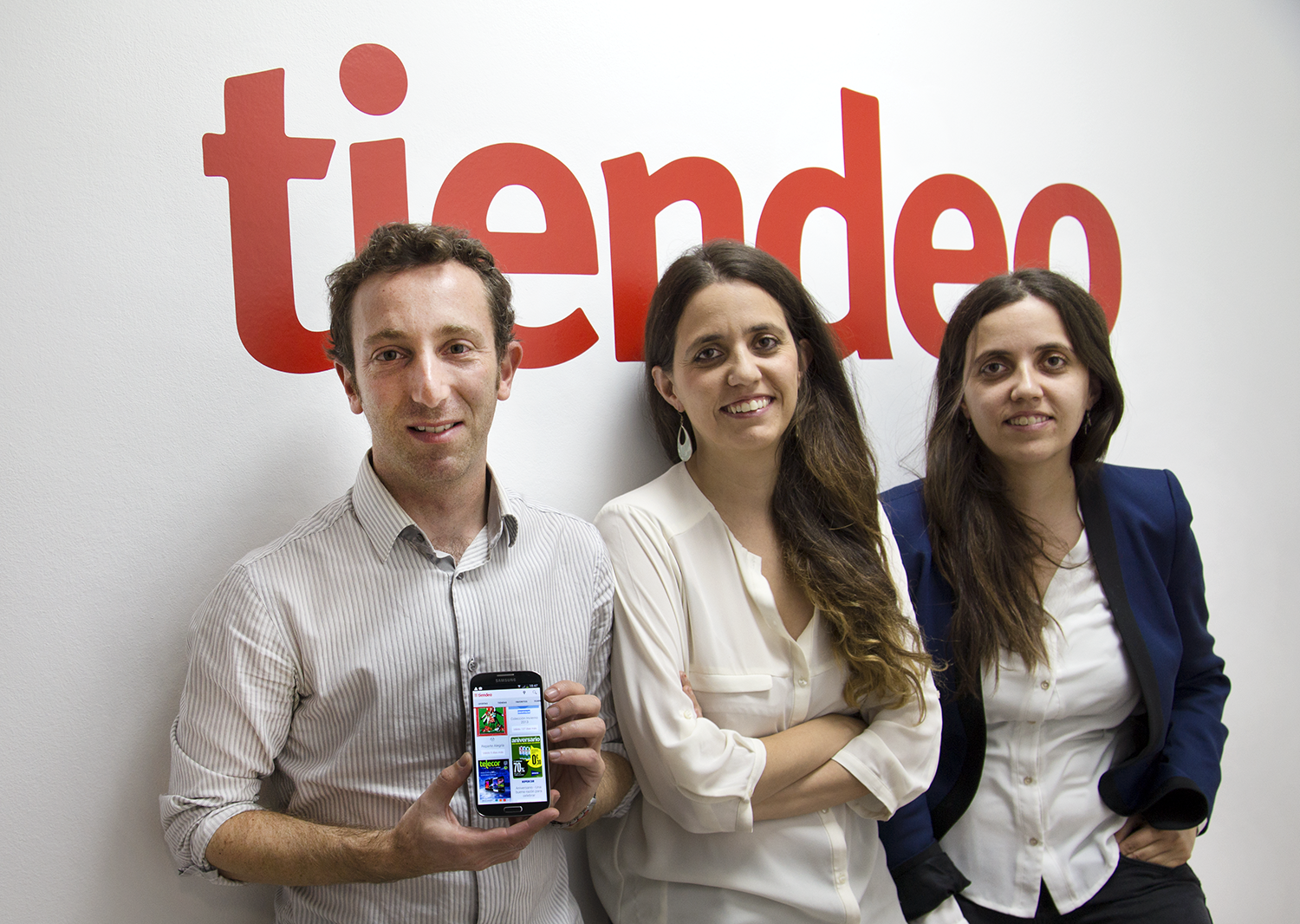 Jonathan Lemberger, María Martín y Eva Martín, fundadores de Tiendeo