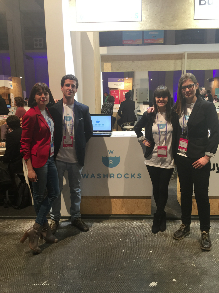 El equipo de Washrocks al 4YFN