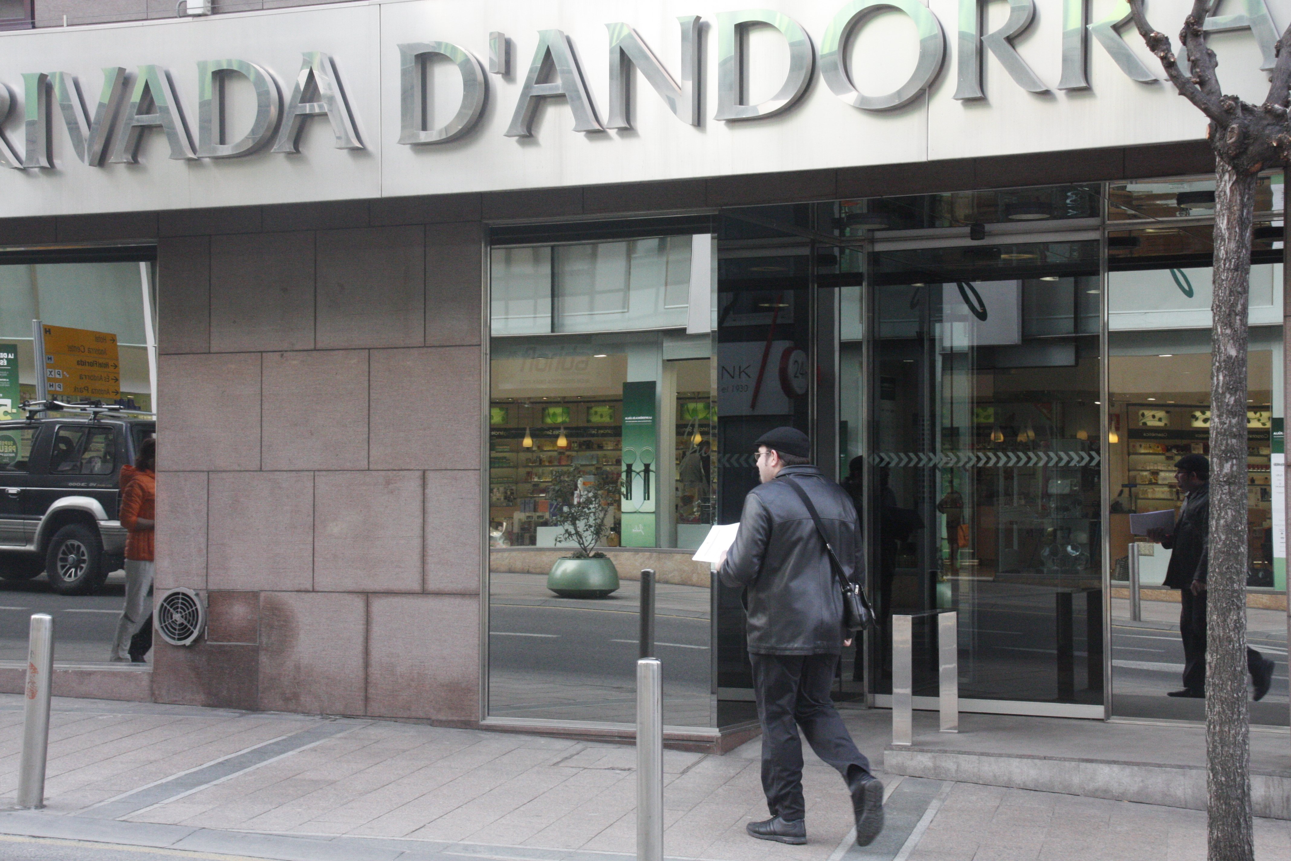 Una de les oficines de la Banca Privada d'Andorra (BPA) a Andorra la Vella