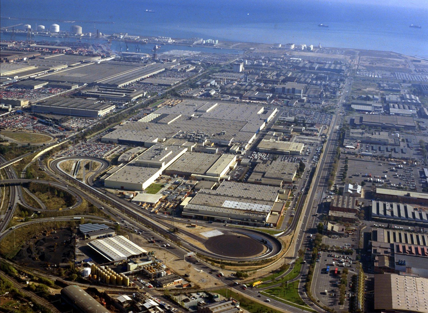 Les instal·lacions de Nissan a la Zona Franca de Barcelona