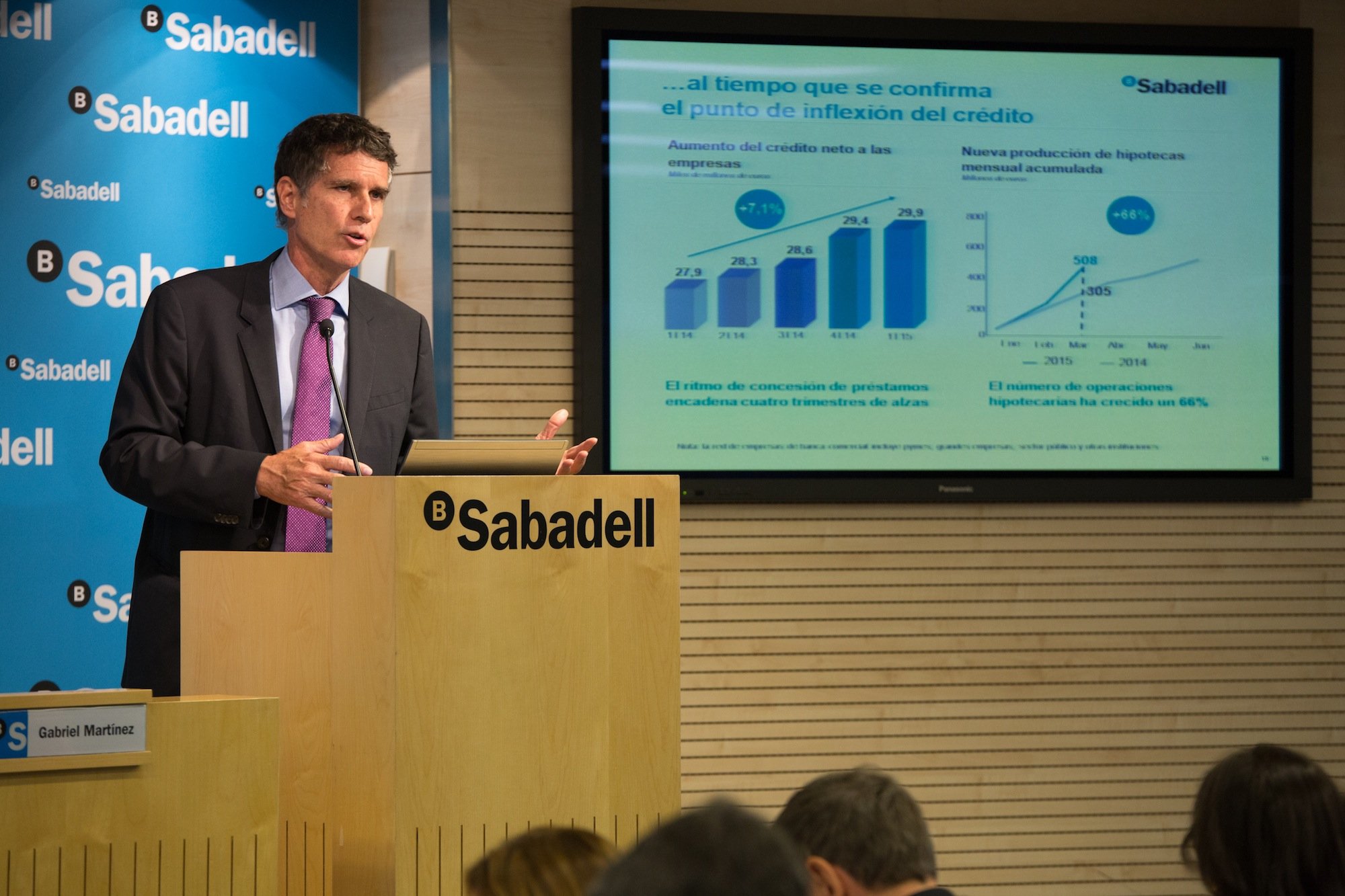 Jaume Guardiola, conseller delegat de Banc Sabadell