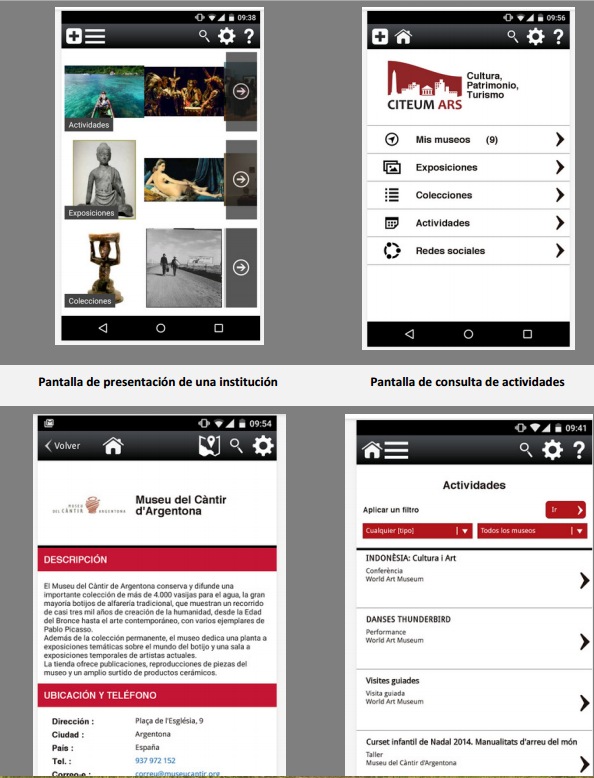 Citeum facilita a tots els museus i institucions culturals una app a mida