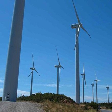 Parque eólico de Rubió, en la comarca de la Anoia