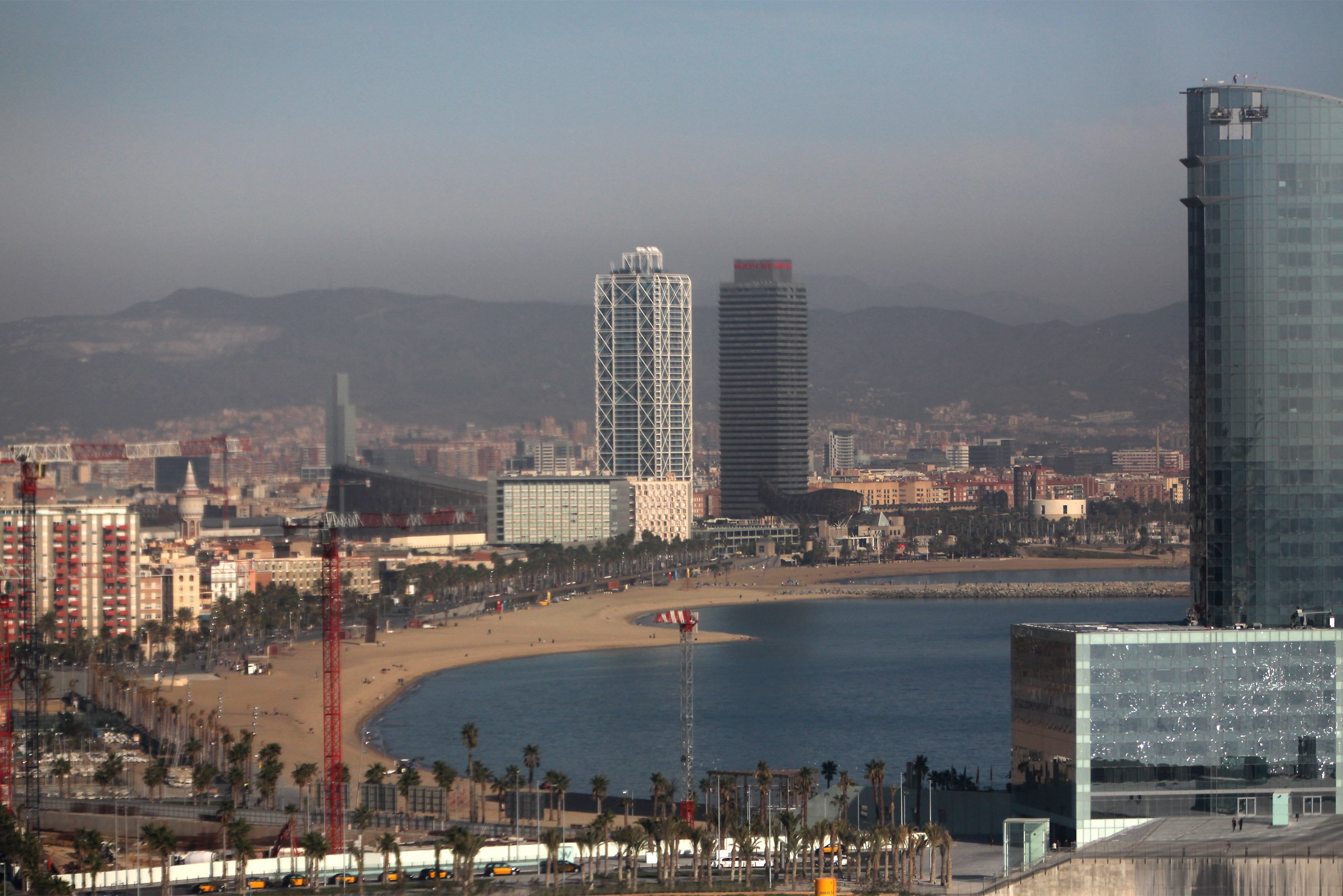 Barcelona, a vista d'ocells