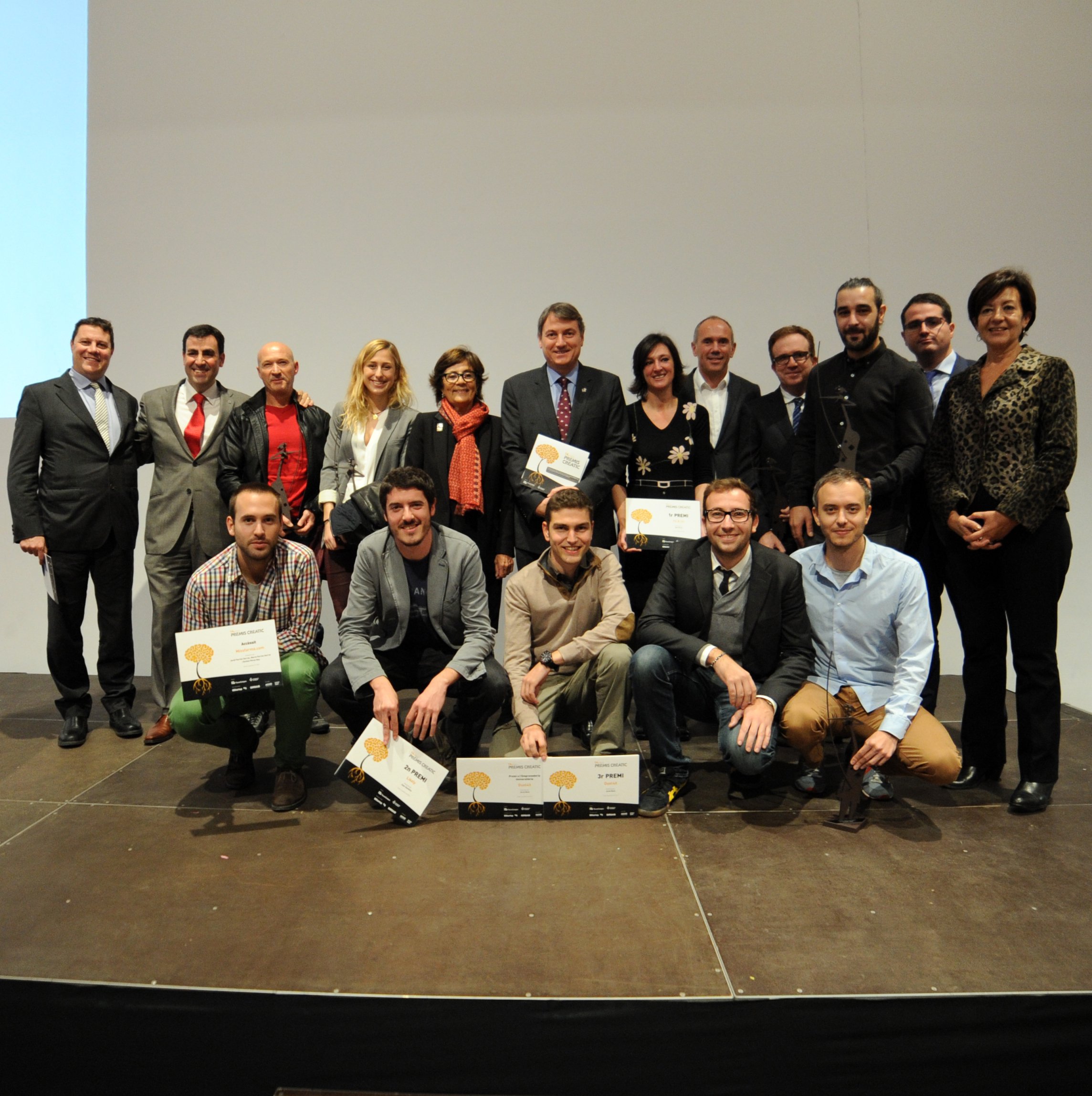 Los ganadores de los Premios Cre@tic 2014 celebrados al TecnoCampus de Mataró