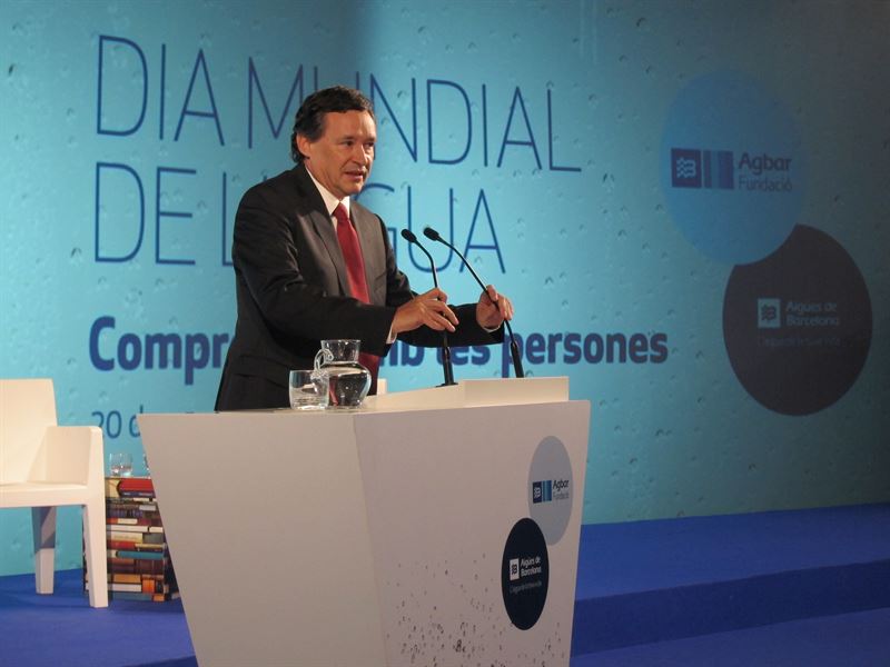 El president d'Agbar, Ángel Simón