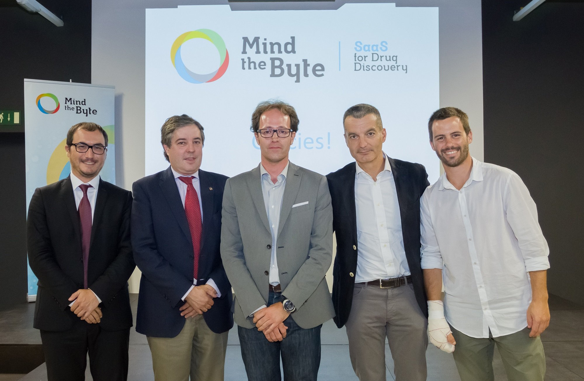 Una imatge de la presentació de la campanya de crowdequity de Crowdcube per Mind the Byte