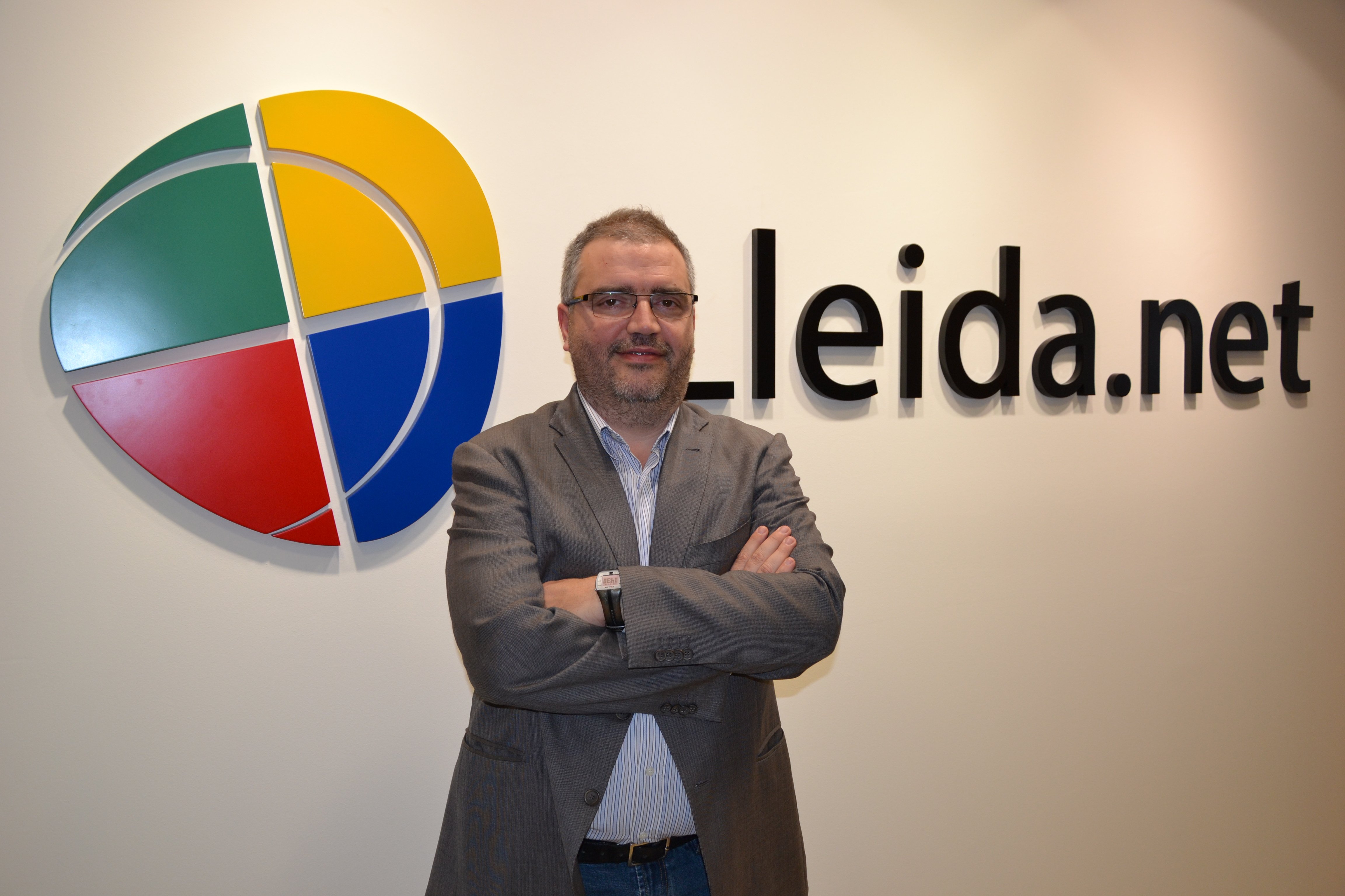 El director executiu de Lleida.net, Sisco Sapena