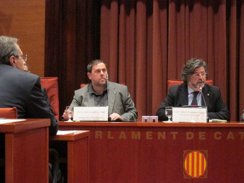 El vicepresident de la Generalitat, Oriol Junqueras